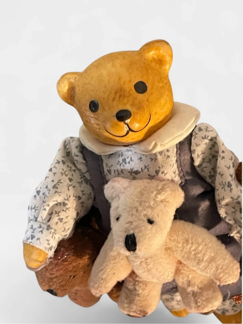 Rare Vintage Teddy Bear Holiday Wreath, Preowned